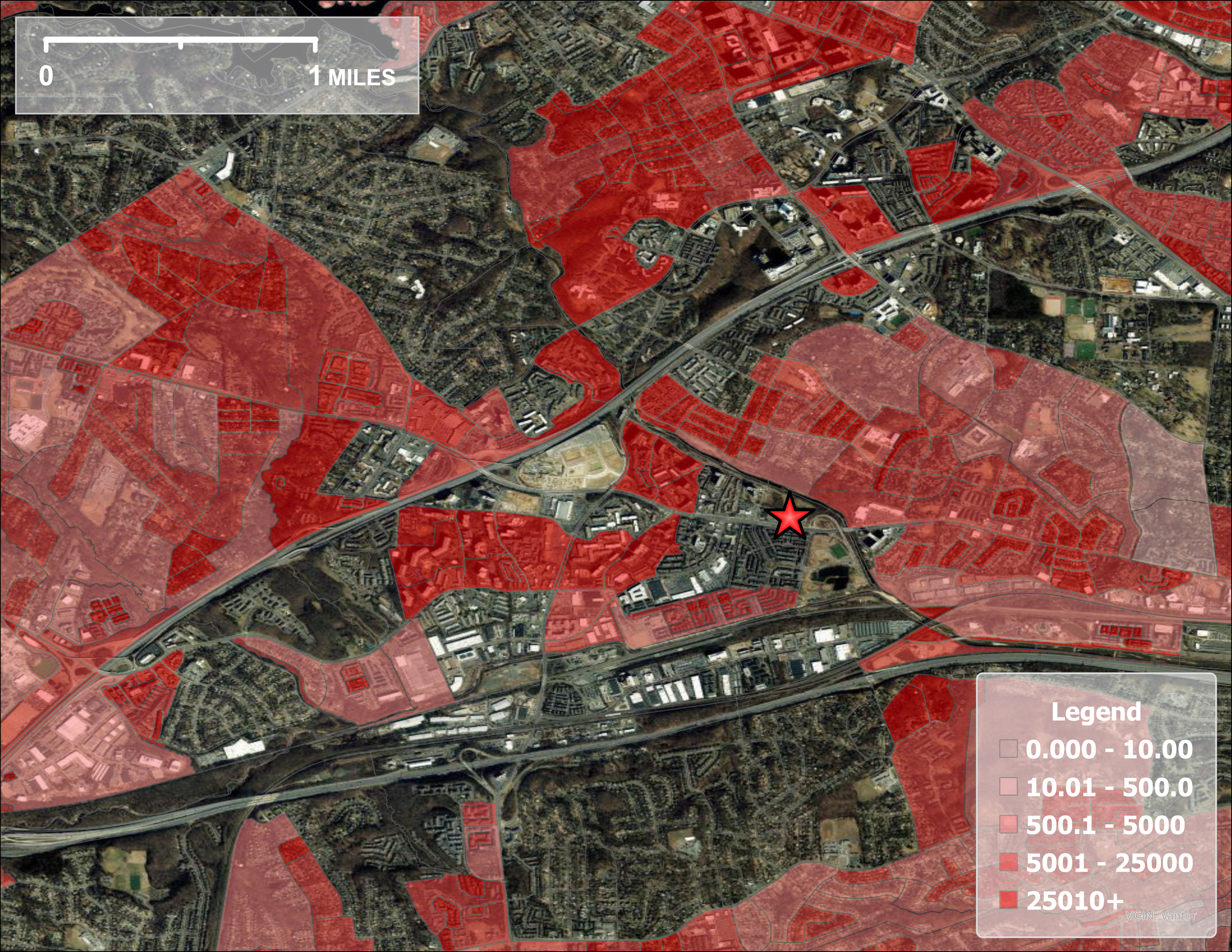Latinos per Square Mile (Latino population density).